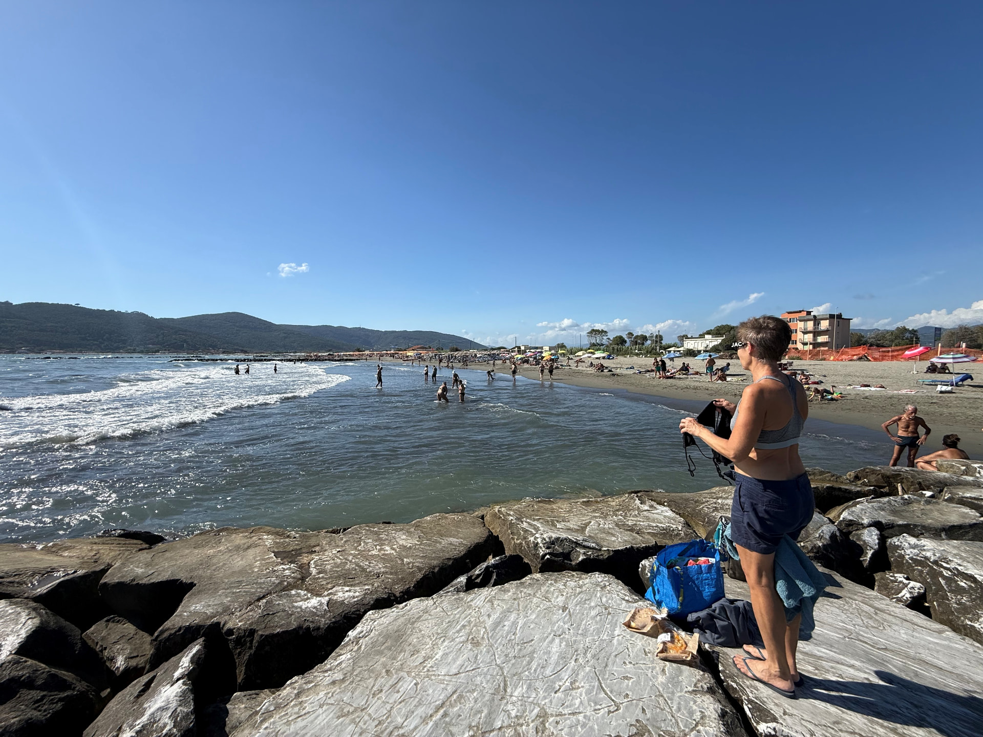 The beach at Marinella di Sarzana